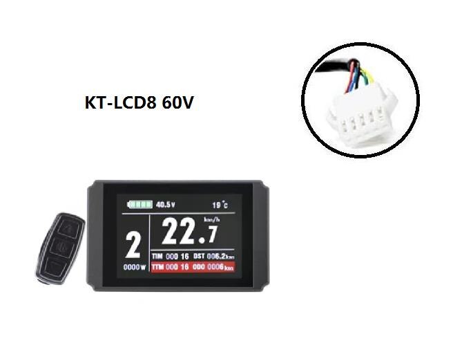 KT Serie Instrument LCD4 LCD10Y LCD10YN LCD10H LCD9 LCD8YN LCD8Y LCD4 LCD8H LCD8S Elektrische Fiets Control Smart Lcd-scherm: LCD8 60V