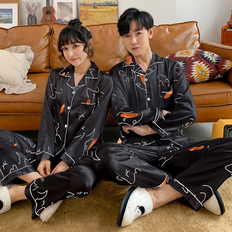 Combinaison Pyjama Satin Femme