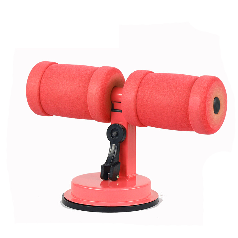 Muscle Training Sit Up Bars Stand Assistant Abdominal Core Strength Home Gym Suction Situp Fitness Equipment Bench Bars Stand: Red