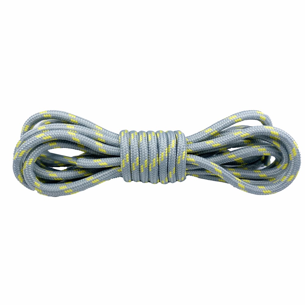 Outdoor Klassieke Sterke Schoenveter Wandelschoenen Schoenveter Ronde Schoenveter Sport Schoen Schoenveter Unisex Wandelen Schoenveter: Gray Yellow
