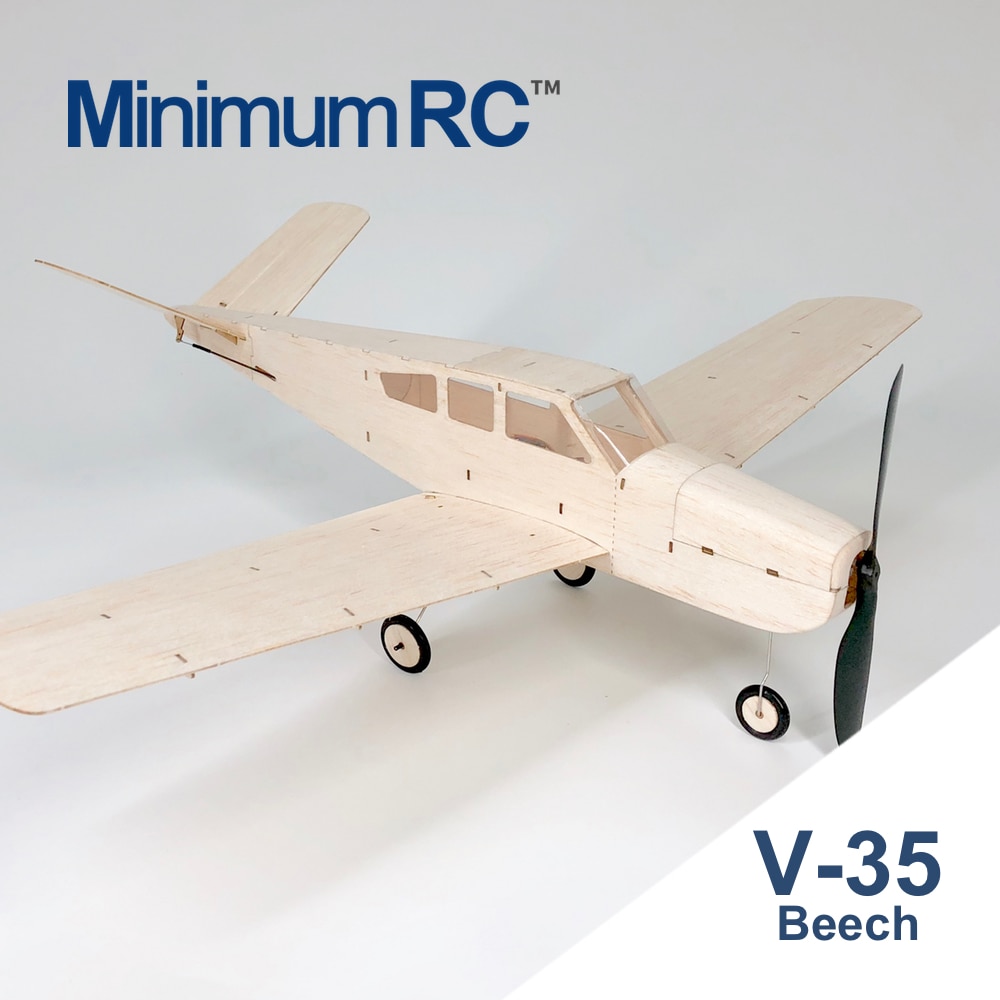 Mini DIY RC Buche V35 balsaholz Flugzeug Modell