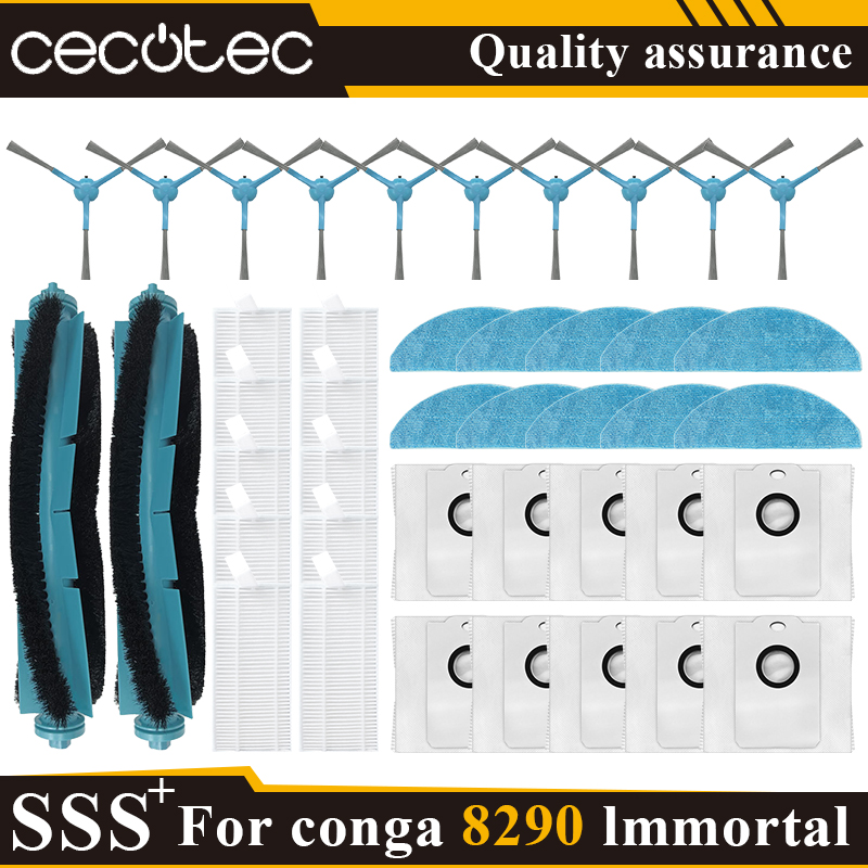 Compatibile con Cecotec conga 8290 immortale/7490 immortale Mocio Filtro di ricambio Accessori Pezzi di ricambio