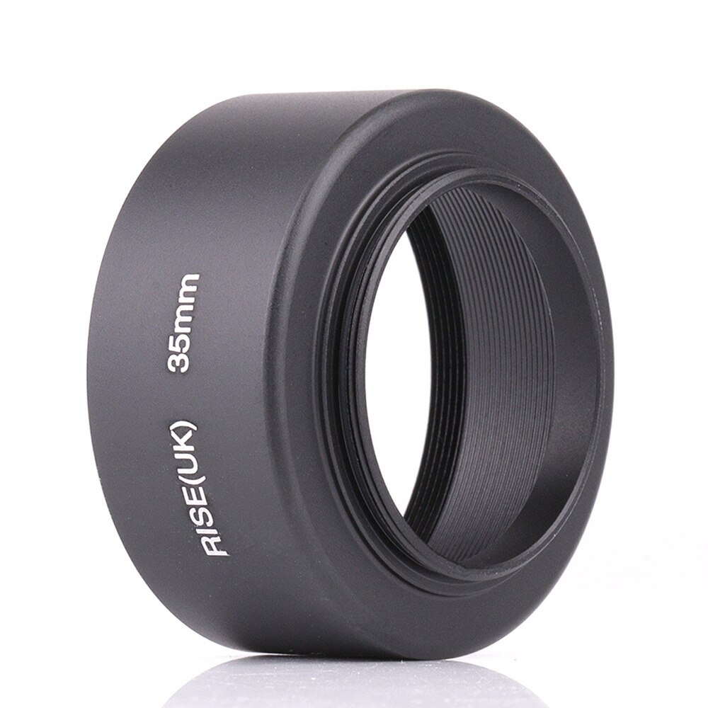Brand black metal 35mm Metal Lens Hood for 35mm f1.7 50mm f1.4 camera CCTV Lens