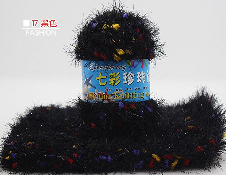 Mylb 1 bolde= 50g pelsgarn nøgle ultra blød koral farverig fleece baby varm garn strikning: Farve 17