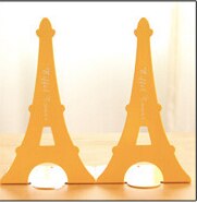 Eenvoudige metalen toren boekensteun groot boek staand boekenstandaard boekenhouder organizer kantoor organizer kantoorondersteuning: Geel