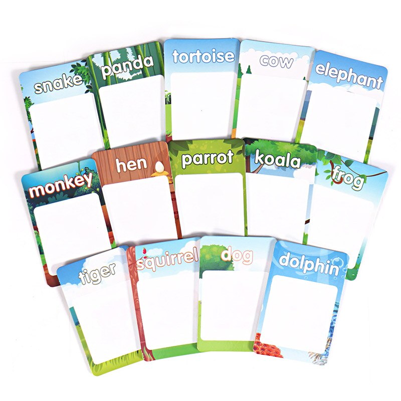 14Pc Kinderen Graffiti Water Schilderen Kaart Vroege Onderwijs Verlichting Puzzel Herbruikbare Kleuterschool Educationaltoys