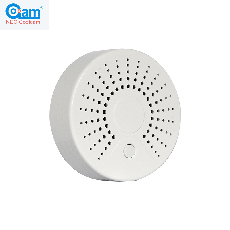 Slimme Draadloze Wifi + App Fire Smoke &amp; Temperatuur Sensor Draadloze Rook Temperatuur Detector Home Security Alarm Systeem