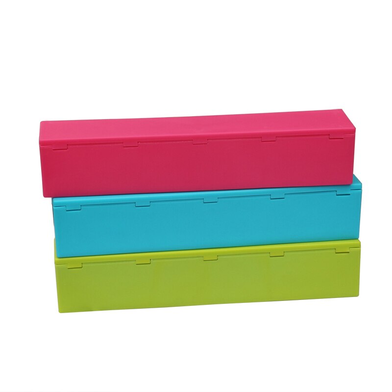 Wiilii 1 pc plastik køkkenfolie og husholdningsfilm wrap dispenser cutter opbevaring konserveringsmiddel film rulle æske med skæreblad