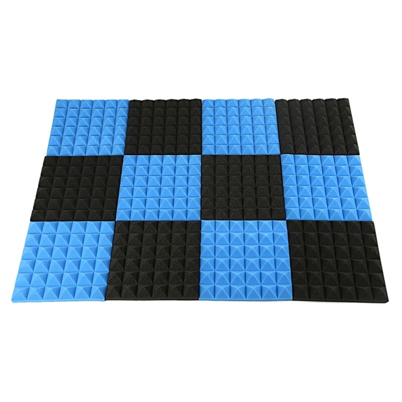 Akoestisch Schuim, Akoestisch Schuim Panelen, Geluidsisolatie Foam, Akoestische Panelen, studio Schuim 2 InchX12 InchX12 Inch (12Pack): Default Title