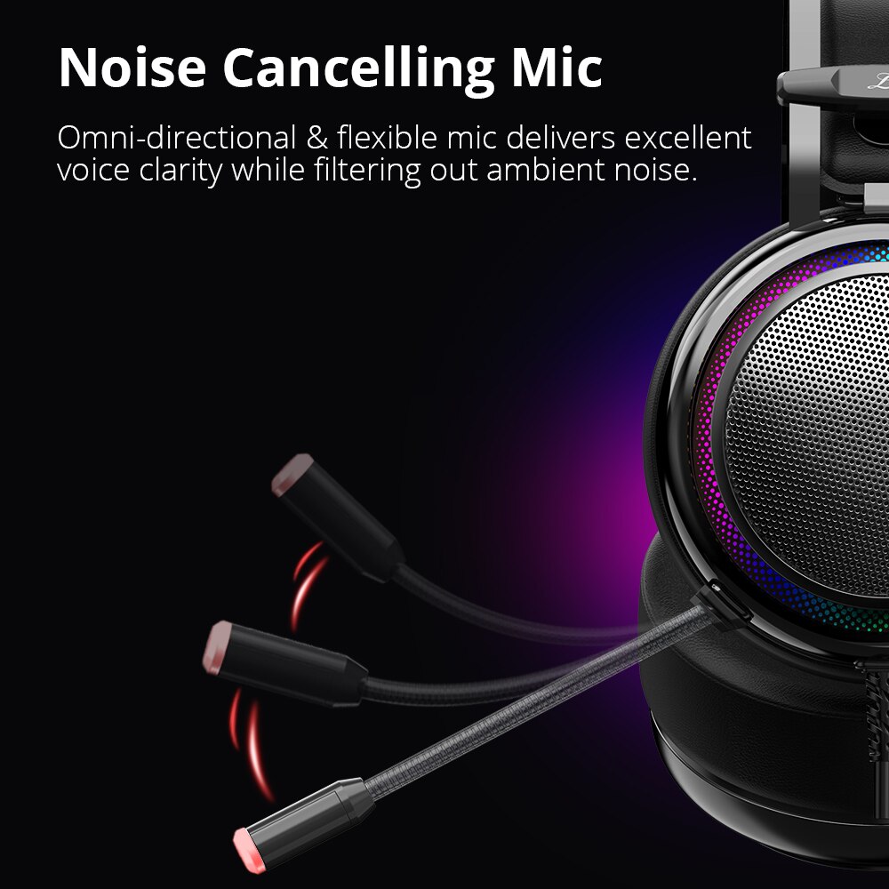 Tronsmart-auriculares Glary para videojuegos, cascos virtuales 7,1 con interfaz USB para ps4,nintendo switch, ordenador y portátil
