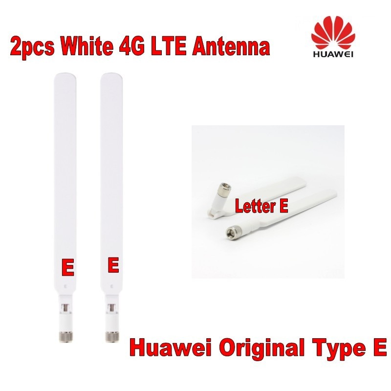 Genuines huaweib 612 antennepar 2x ekstern antenne original type e (router ikke inkluderet)