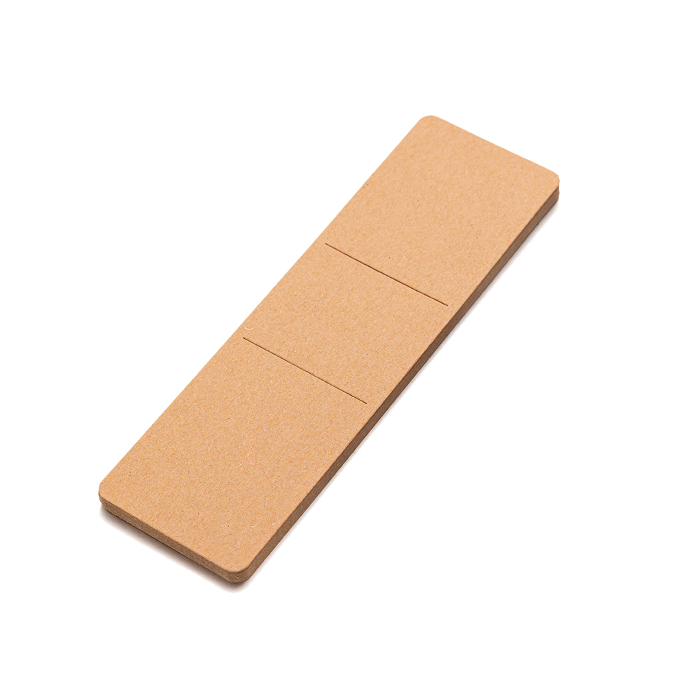 Marcapáginas en blanco con cubierta de papel, tarjetas de exhibición, marcador dibujado a mano, cartón, embalaje de , accesorios de decoración, 10 unidades por lote: Negro