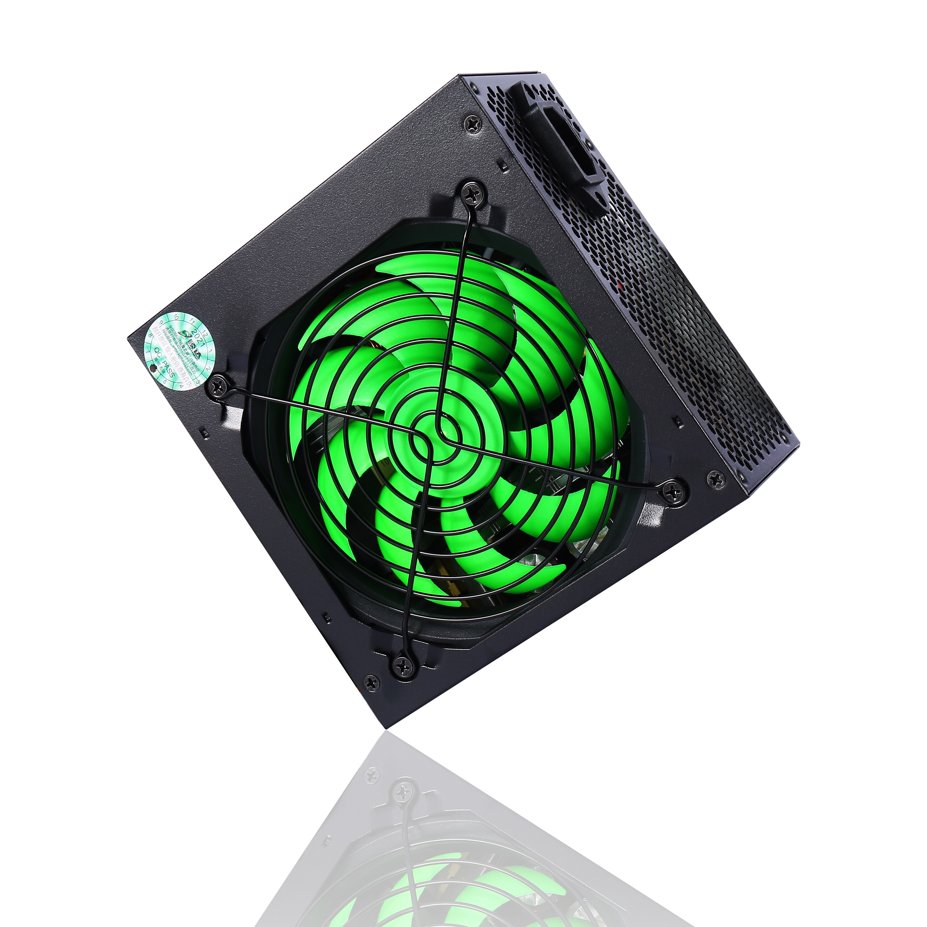 IWONGOU PC Power Supply Unit ATX Gaming PSU 12V Quiet 120mm rgb Fan 24pin BTC Desktop PC Power Source for PC 500W 4.9