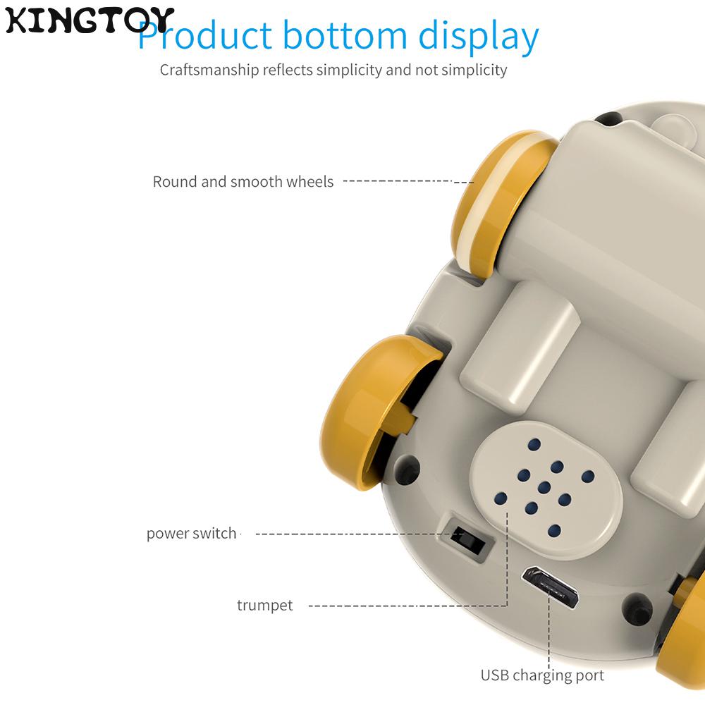 Mini Rc Animal Rc Car Hand Control Induction Track Rotation Following Me Model Electric Cute RC Toys KT2995