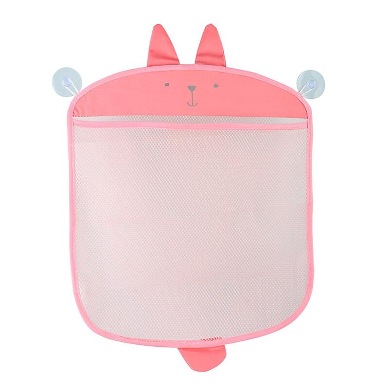 Baby Bathroom Bath Toys Organizer Storage Bag Basket Net Bathing Pool Interactive Toy Water Shower Set For Kids Children: Pink