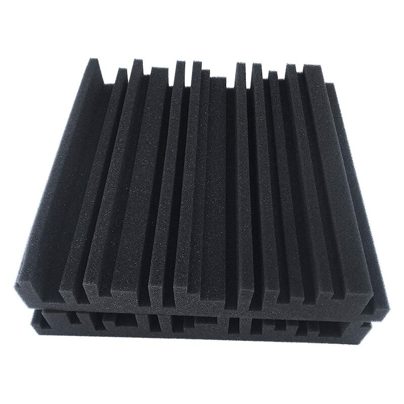 12 Pcs Sound-Absorbing Foam Board, Studio Wedge-Shaped Brick, Sound-Absorbing Foam Sound-Absorbing Room Panel