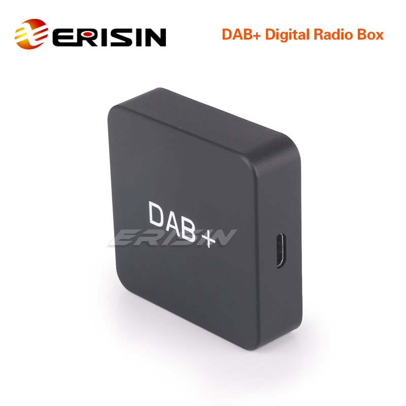 Erisin Dab + Digitale Autoradio Antenne Mcx Versterkte Antenne Voor Android 5.1/6.0/7.1/8.0/9.0/10.0 Radio 'S ES354