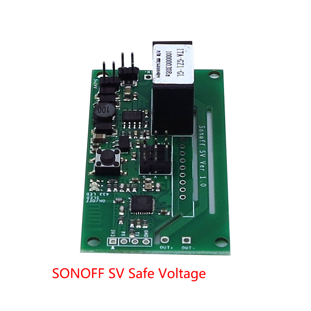 Sonoff Sv Veilige Spanning Lange Afstand Remote Timing Wifi Draadloze Schakelaar Module Voor Ios/Android Smart Home