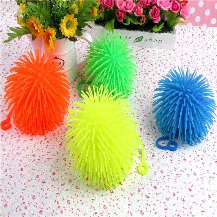 Small Full Dense Hair Bulb Out Light-emitting Toys Children Prize Small Toys