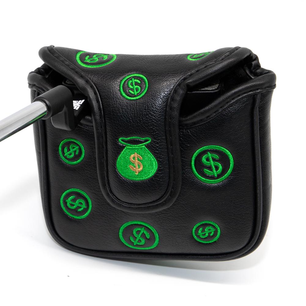 Golf Putter Cover USA Dollar Leather Golf Mallet Putter Headcovers Golf