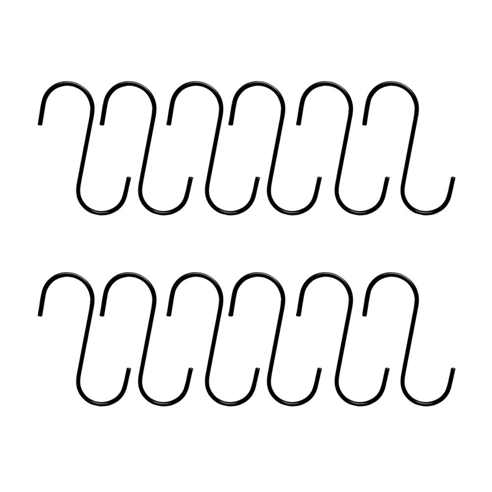 15 st s typ krok multifunktion bärbara rostfria krokar kökskrokar