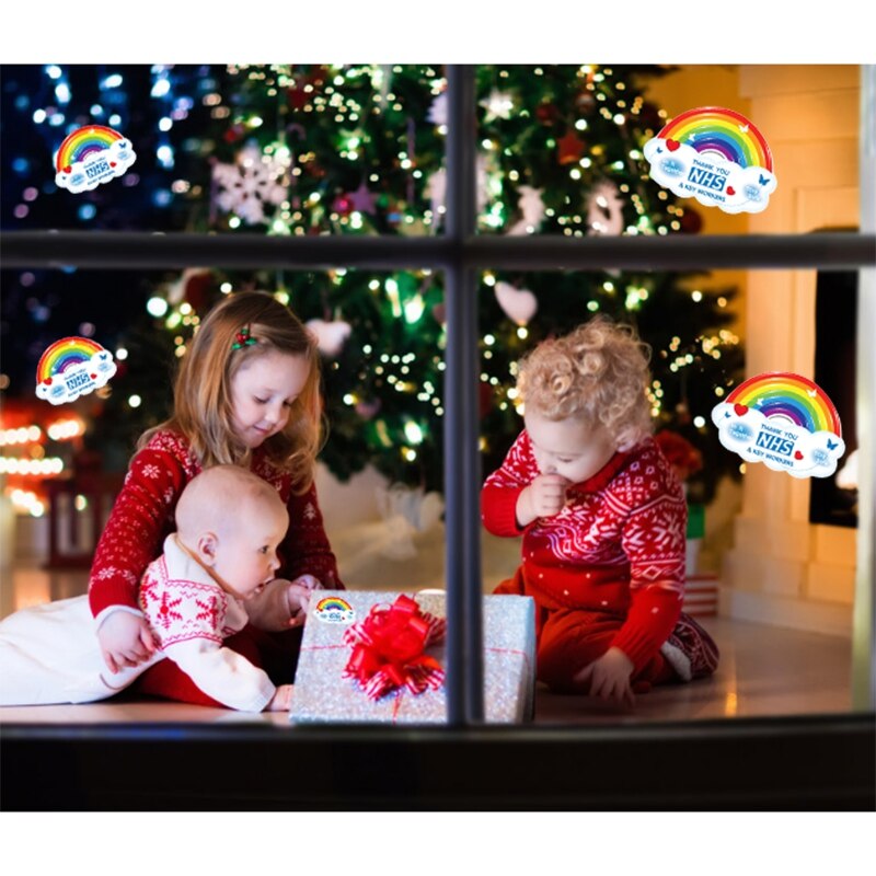 Thank You NHS Rainbow Sticker For Laptop Car Decoration Stickers