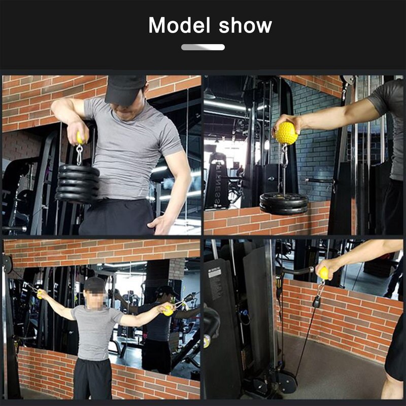 Pull-Up Ball with Heavy Duty Strap Non-Slip Hand Exercise Cannonball Grip for Hand Strength Climbing Arm Muscle Training Power