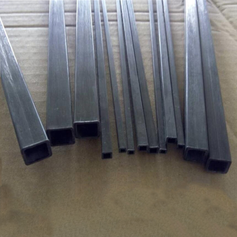 4pcs carbon fiber square tube 3mm 4mm 5mm 6mm 8mm 10mm (length 500mm) square tube / carbon fiber square rod / carbon square tube