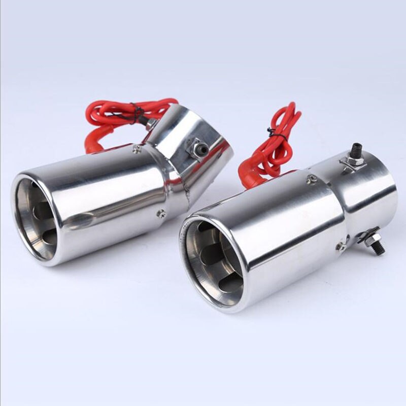 Uniwersalny samochód tłumik ze stali nierdzewnej urządzenie robić rozpylania rur światło tylna rura wydechowa zmodyfikowany układ wydechowy płomień rozpylać modulator światła