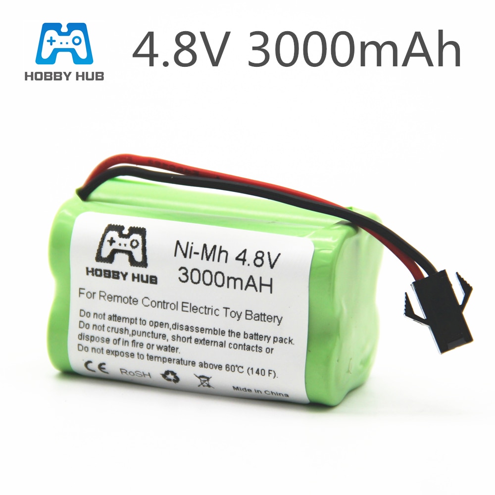 NI-MH 4.8V 3000mah Batteria ricaricabile 4.8 v Per RC auto barca Serbatoi robot giocattolo di telecomando giocattolo elettrico AA nimh 4.8 v batteria