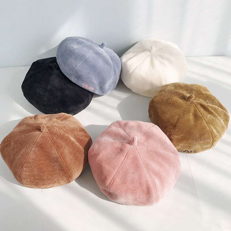 Autumn And Winter Women nen Retro Hat Painter Cap Art Student Hat Japanese Chic Beret