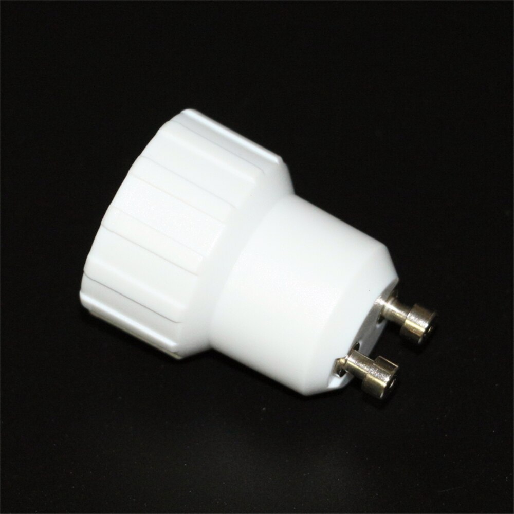 1Pcs GU10( Female Socket ) to E14( Male Plug ) Adapter Socket Base Halogen CFL Light Bulb Lamp Converter Holder