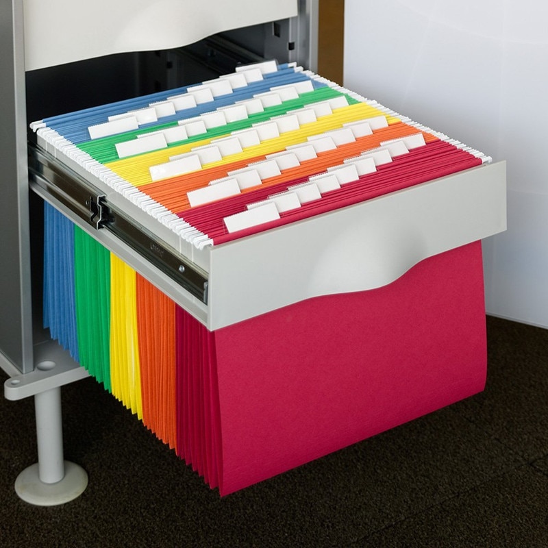 Hanging File Folders A4 Adjustable Storage Stationery Filing Products Ultra Thin Paper Holder Office Supplies Document Binding