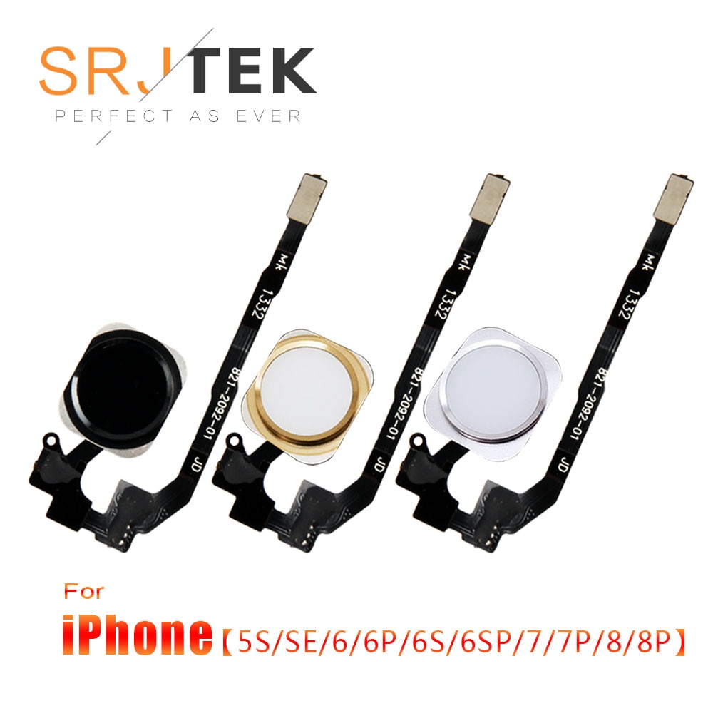 Home Button Flex Cable For iPhone 5 S 5S SE 6 6Plus 6s Plus 7 7Plus 7P Home Return Button Flex Cable Assembly