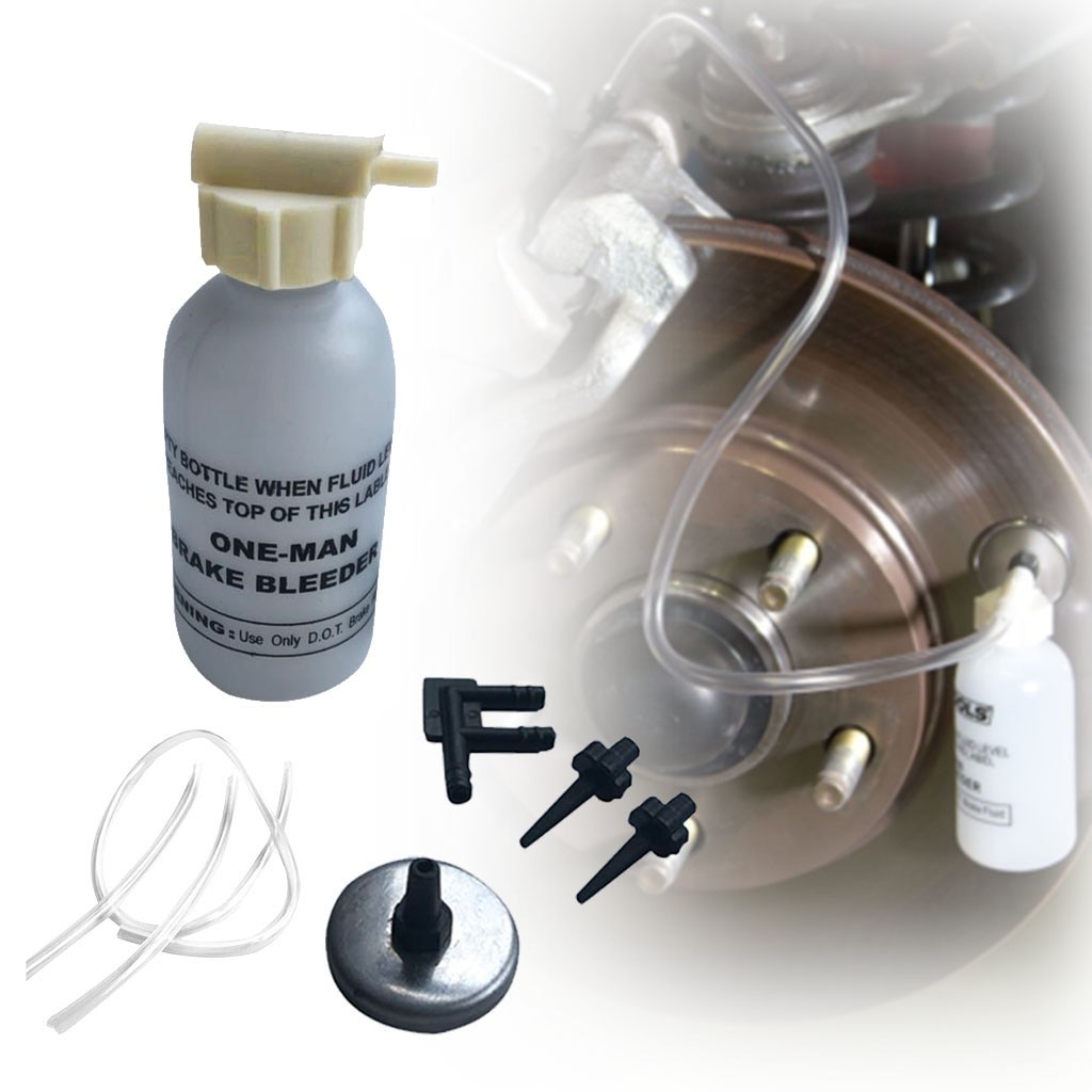 One Man Brake Bleeder Kit Small Bleed Bottle Brakes Bleeding Kit Manual Car Fuel Pump Oil suction tank Changer