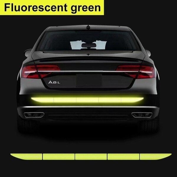 Car Sticker Reflective Warning Safety Tape Anti Collision Warning Reflective Sticker For Automobile Trunk