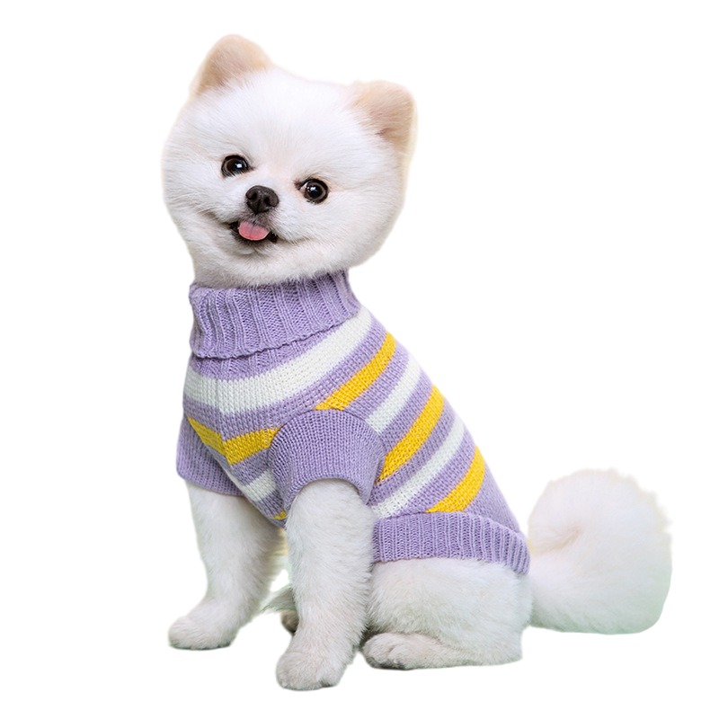 Inverno quente cães camisola filhote de cachorro tricô macio para cães pequenos médios gatinhos roupas animais de estimação pulôver chihuahua casaco buldogue trajes: S / Vermelho