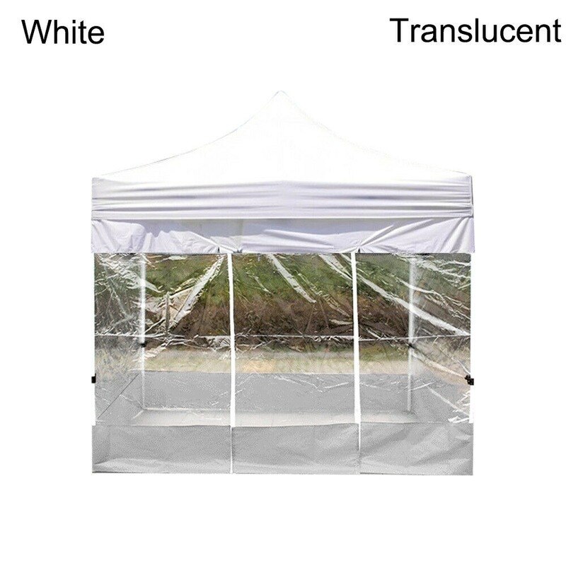 Oxford Cloth Outdoor Portable Rainproof Tent Surface Replacement Home Shade Top Canopy Cover Party Waterproof Tents Shelter: White Translucent / 6x2m