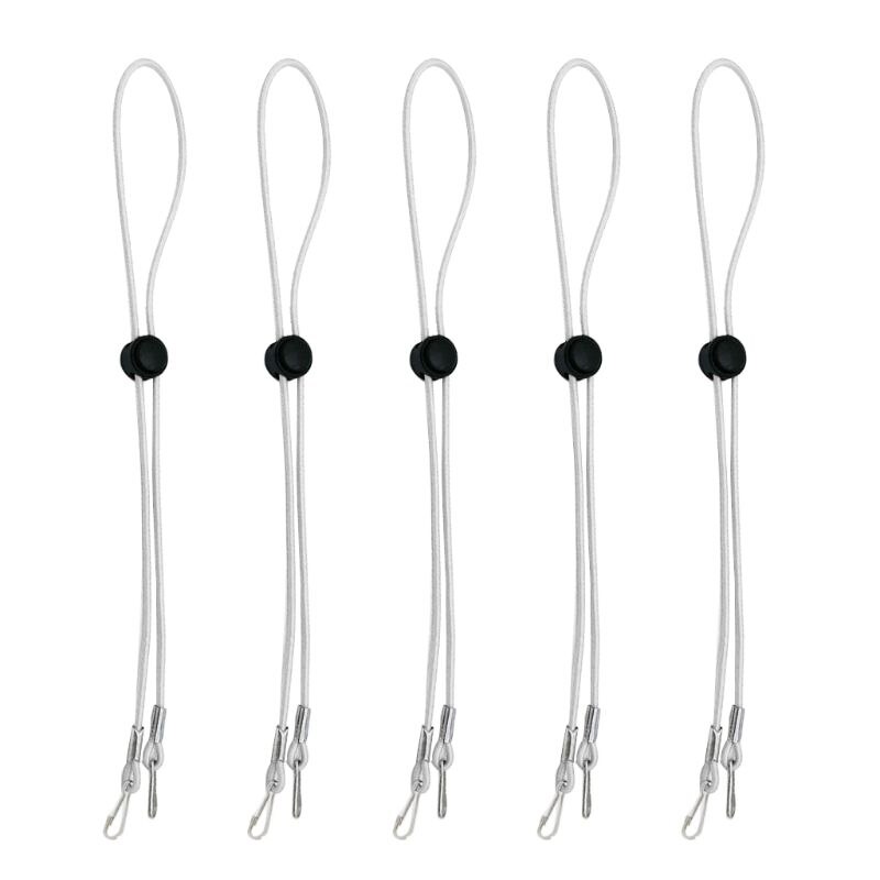 Adjustable Length Face Mask Lanyard Handy Convenient Safety Mask Holder 35EA: W