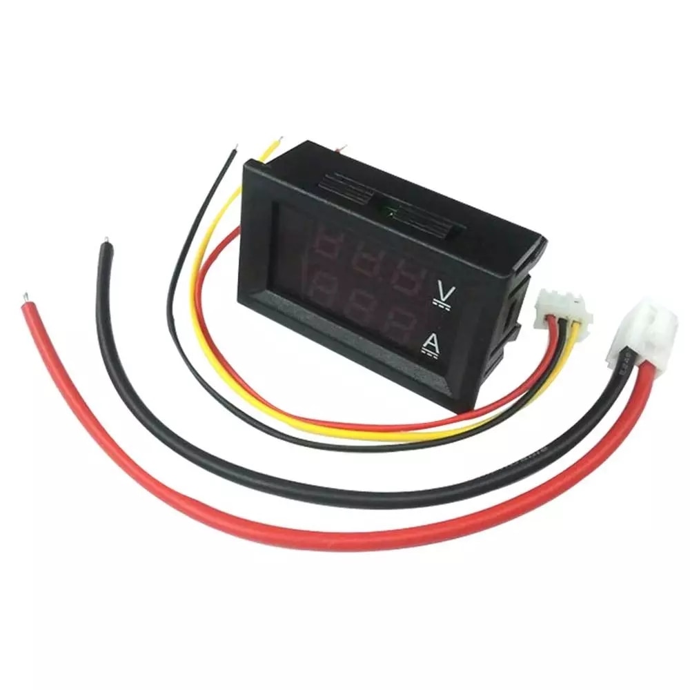 DC 100V 10A Voltmeter Digital Voltmeter Ammeter Blue + Red LED Amp Dual Digital Volt Meter Gauge Electromobile Motorcycle Car