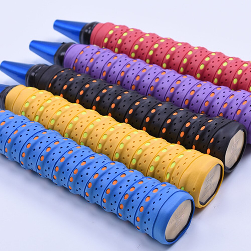 Mango para raqueta de bádminton Overgrip cinta para el sudor banda antideslizante agarre para raqueta Bat tenis empuñadura para caña de pescar Correa cintas de bádminton piezas deportivas