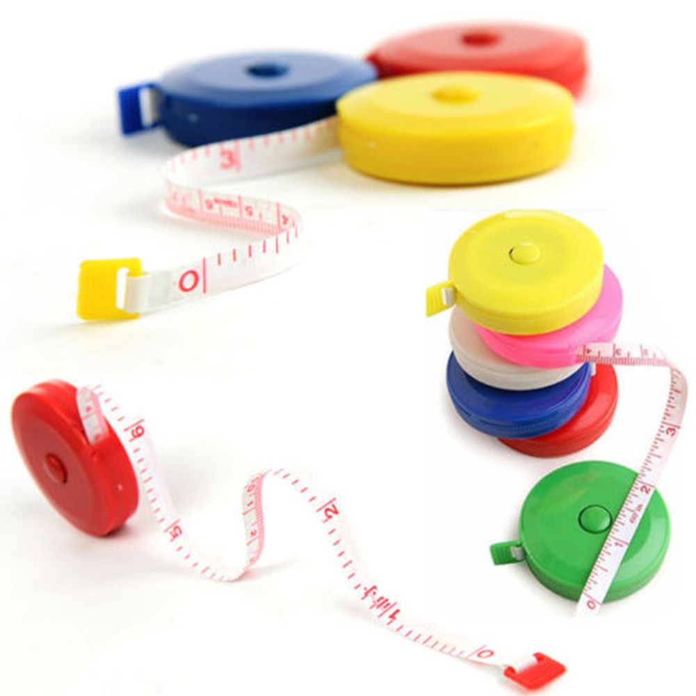 1PC Tailoring Meter Ruler Tape Measure Sewing Cloth Dieting Tailor 1.5 Meter Tailor Seamstress Flexible Sewing Cloth Messure