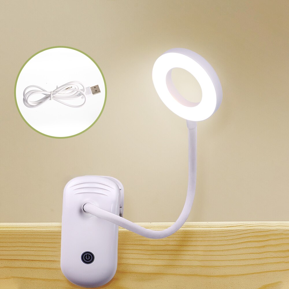 Junejour LED lampe de bureau 7000K Protection des yeux interrupteur de lumière de bureau contrôle du capteur lampe d'étude pliable: Plug in