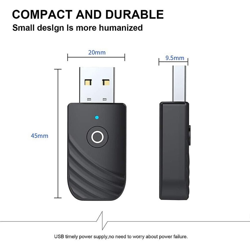 Rise-bluetooth 5.0 audio-empfänger-sender mit bluetooth 5.0 g7 bts, gyroskop, hintergrundbeleuchtung, ir-lern-air-mouse-fernbedienung