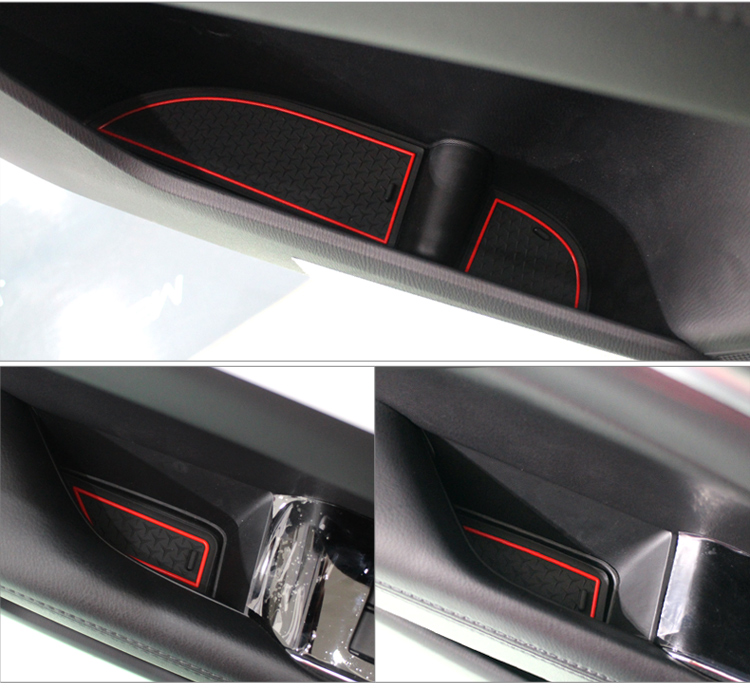Anti-skrid måtte til mazda cx -8 cx8 cx 8 tilbehør gate slot coaster anti-snavset dør rille måtte bil interiør gel