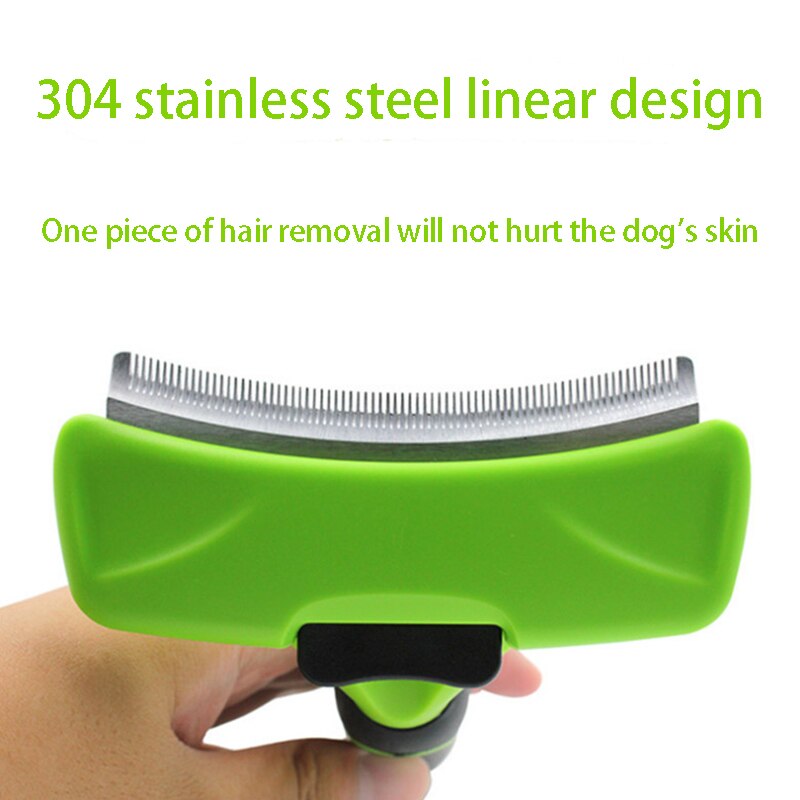 Image showcasing Pet Hair Remover Combs Furmine Cat Grooming Brush ... – Vicedeal