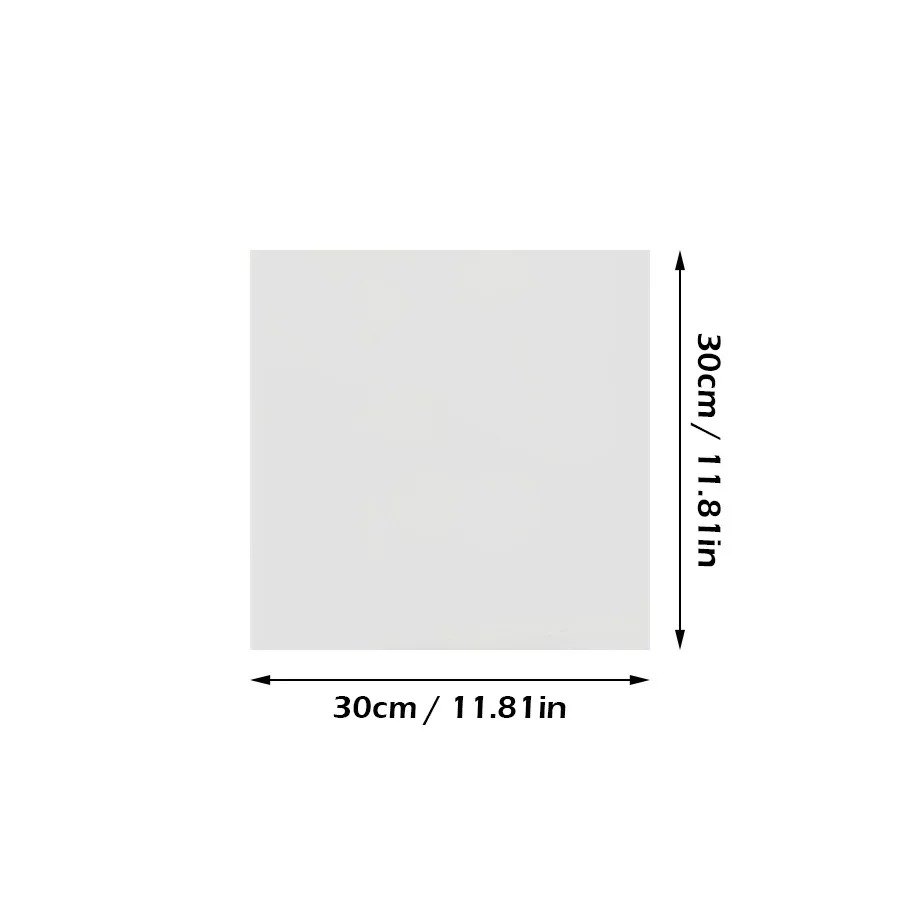 5-20pcs 30x30cm Self-Adhesive Waterproof Wall Stickers Peel Stick PVC Wallpaper Kitchen Bathroom Bedroom Removable Home Decor: WHITE / 0.9㎡