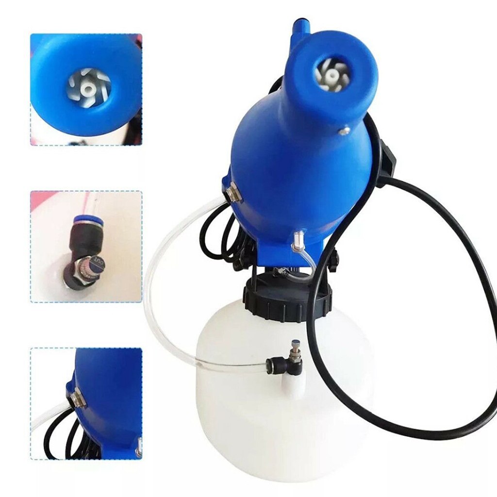 5L Portable ULV Cold Fogger Fogging Machine Disinfection Control Sprayer US Electric Cold ULV Fogger Disinfection Sprayer