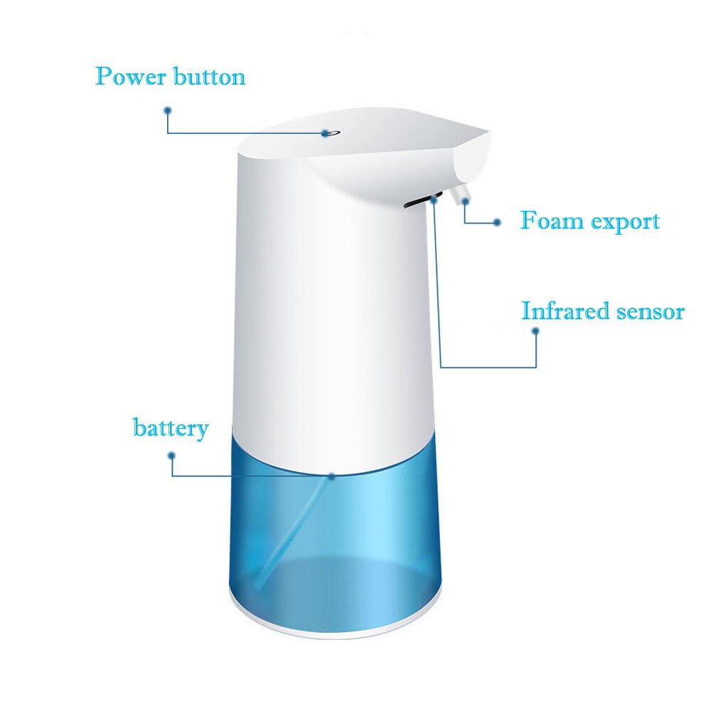 350ml Touch Free Smart Sensor Liquid Soap Dispenser Bathroom Soap Dispenser for Kitchen Hand Free Automatic Soap Dispenser