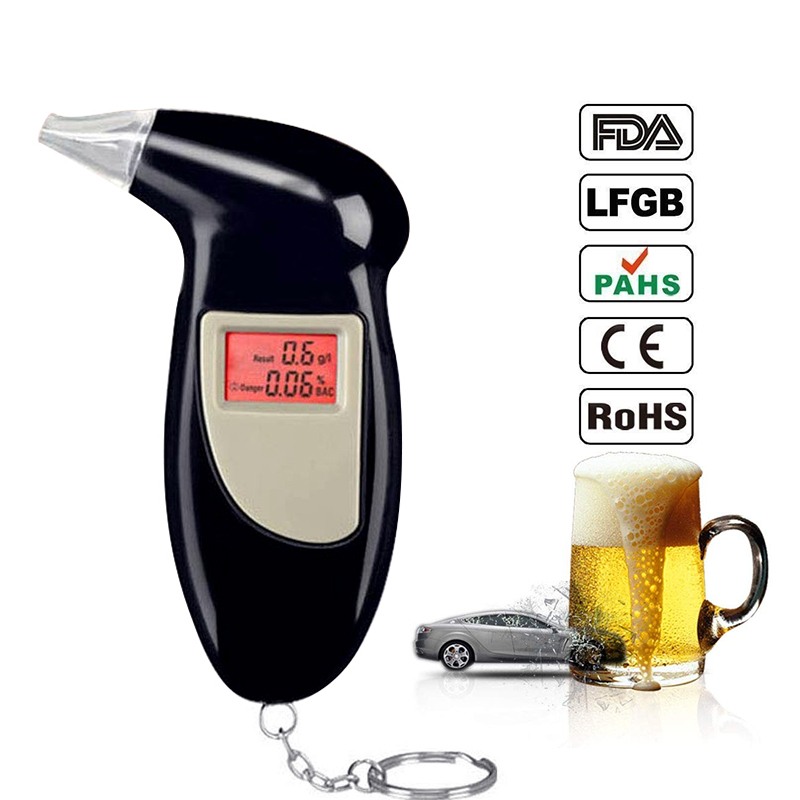 LCD Digital Alkohol Tester Handheld Hintergrundbel... – Grandado